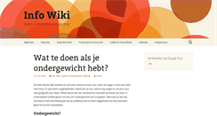 Desktop Screenshot of info-wiki.org